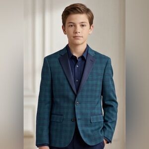 Ralph Lauren Plaid Checkered Blazer